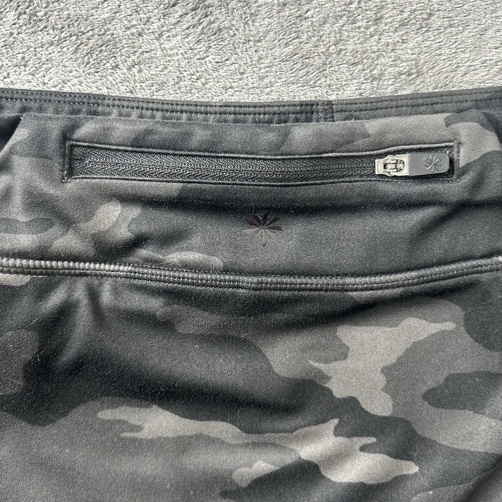 Athleta Girl Camo Lux Swing Skort Gray Black Camouflage XL 14 Activewear Skirt